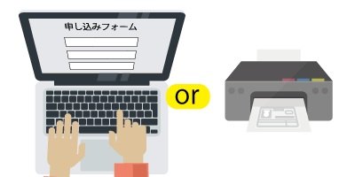 申し込みフォームを送信