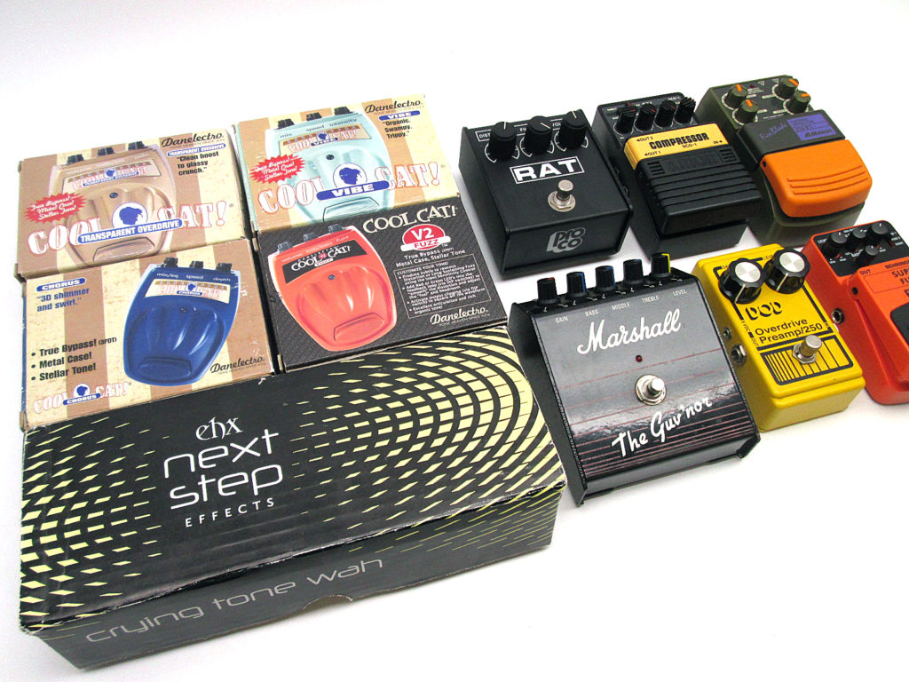 Danelectro エフェクター まとめ売り ジャンク ダンエレクトロやPROCOなど様々なエフェクターをお売り頂きました
