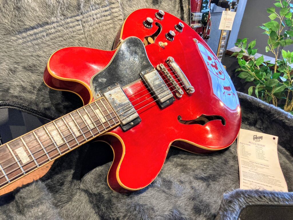 Gibson ES-335 BLOCK Exp RD トップ写真