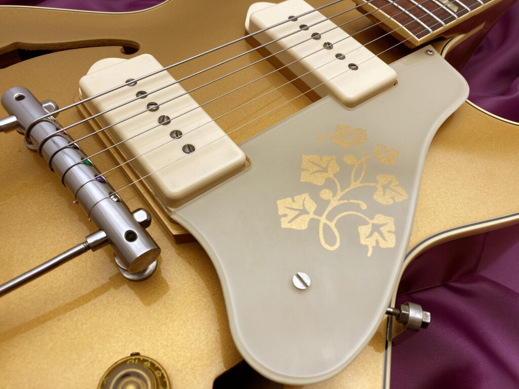 Gibson 1952 ES-295 Reissue Bullion Gold ピックアップ