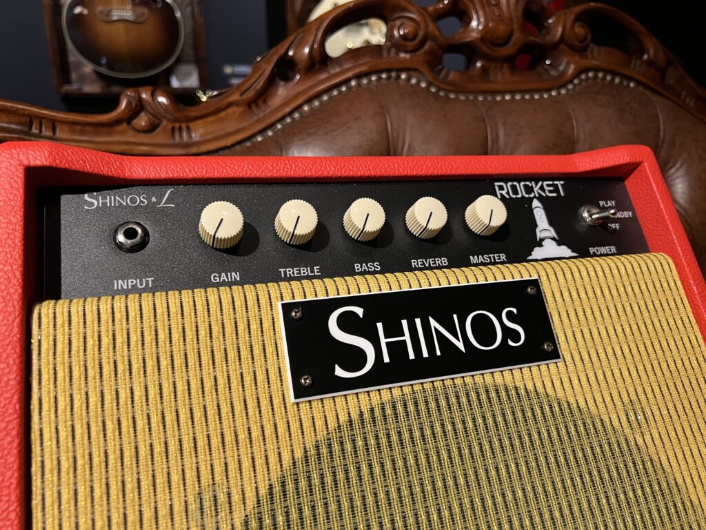 SHINOS & L ROCKET  EL34 Red ギターアンプ コントロール部