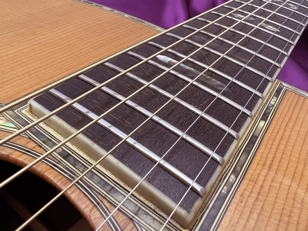 MORRIS W-100 Special アコースティックギター 指板