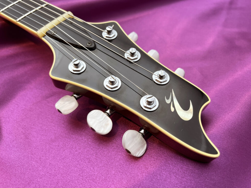 T's Guitars Arc-STD VS100N ヘッドロゴ