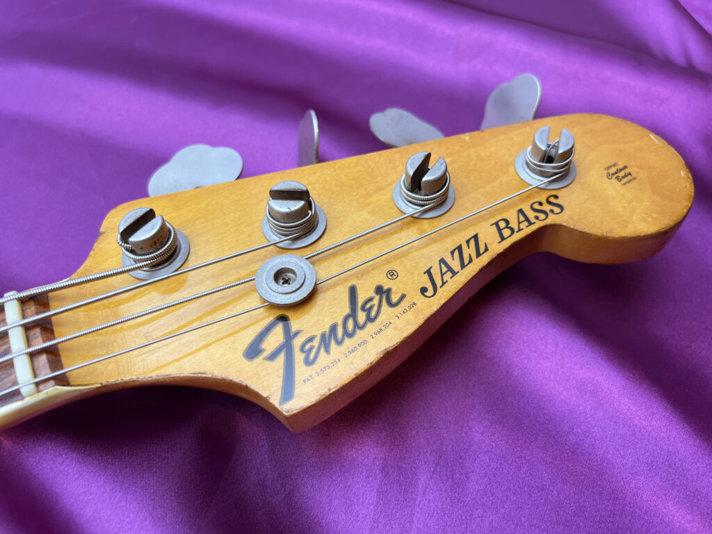 Fender 1971 Jazz Bass ヘッドロゴ