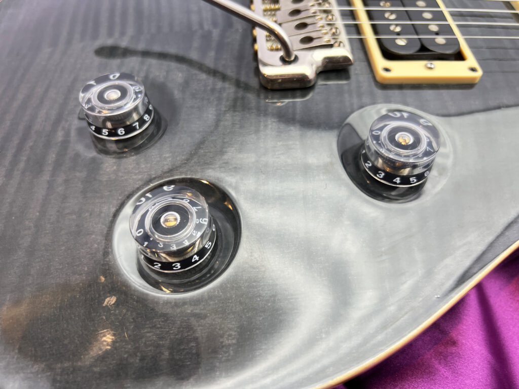 PRS Custom 24 Bird Gray Black コントロール