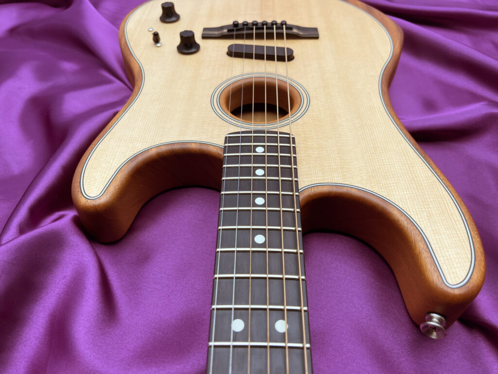 Fender American Acoustasonic Stratocaster ギター トップ