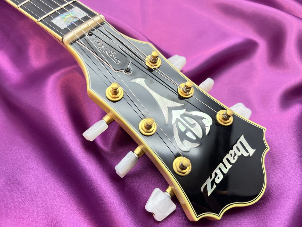 Ibanez George Benson GB10 Natural  ヘッドロゴ