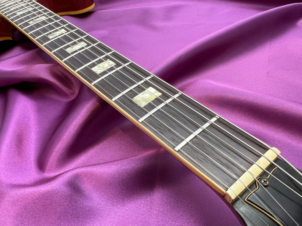 Gibson ES335 TDC 1966年製 セミアコギター 指板 ブロックインレイ