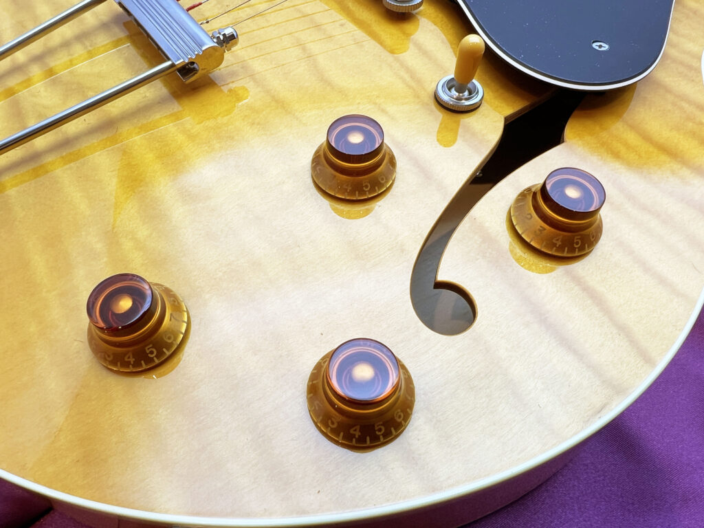 Collings I-30LC Blonde フルアコ コントロール