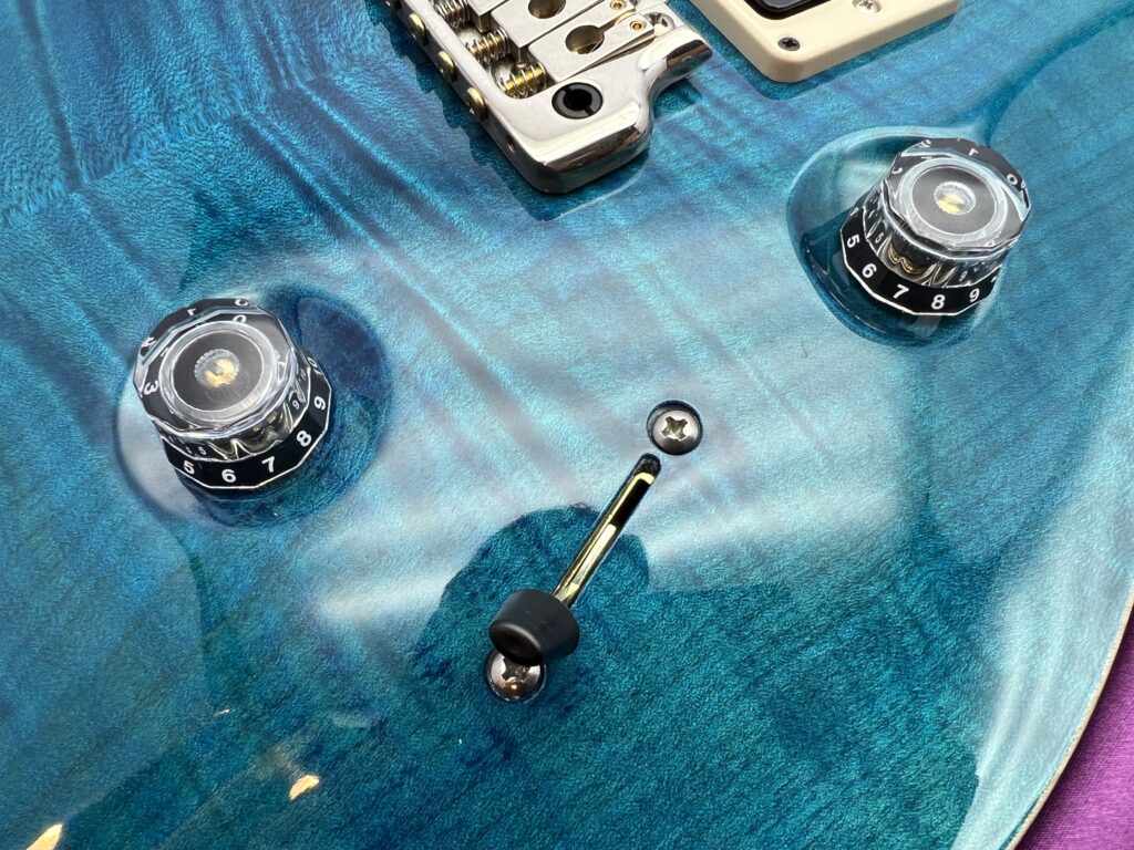 PRS Custom24 Blue Matteo 2019 エレキギター コントロール部