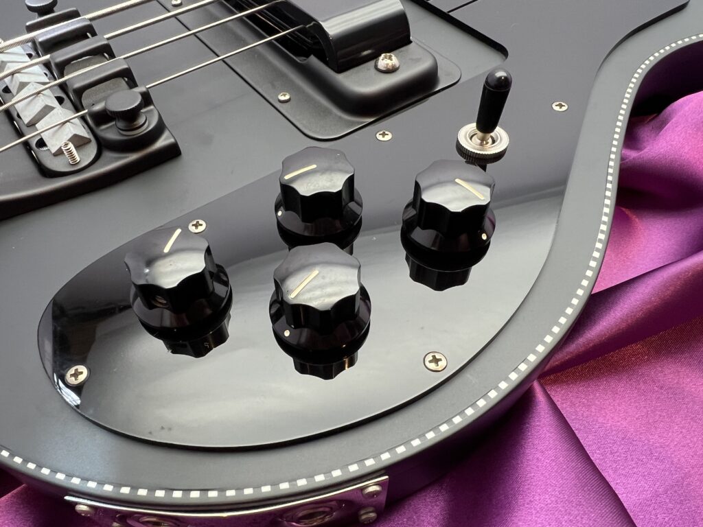 Rickenbacker 4003NOIR エレキベース コントロール部