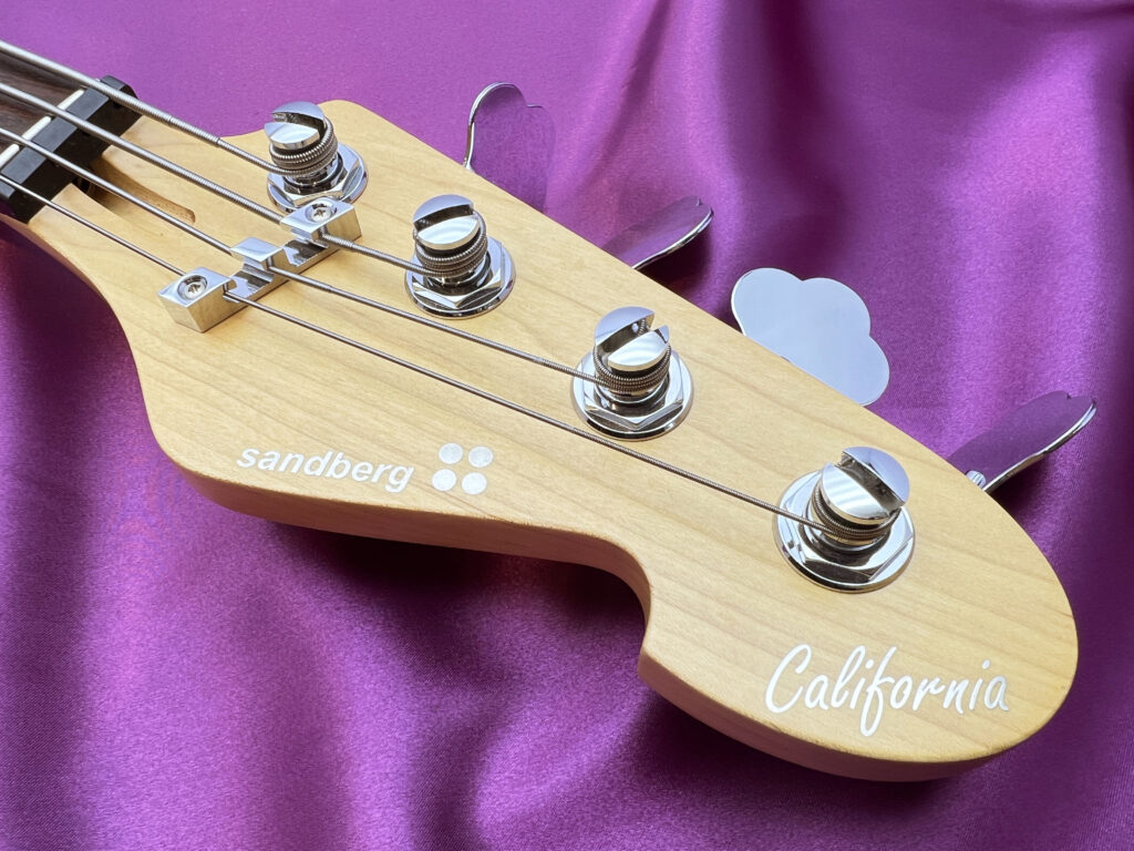 Sandberg California VM4 HG BK エレキベース ヘッドロゴ