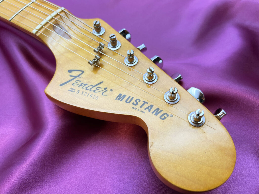 Fender Mustang 78年製 エレキギター ヘッドロゴ