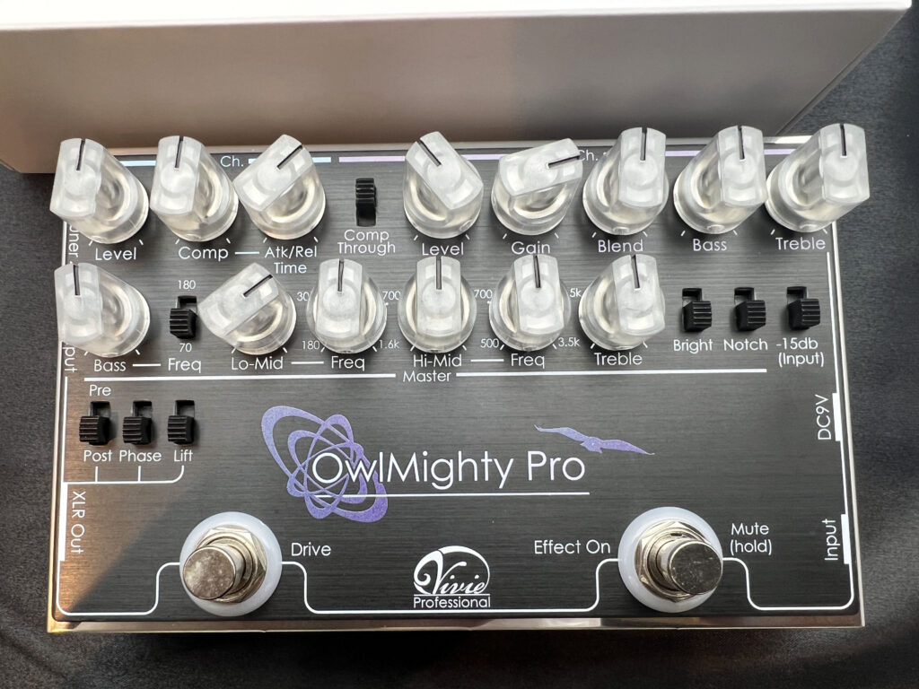 Vivie OwlMighty Pro ベース用プリアンプ