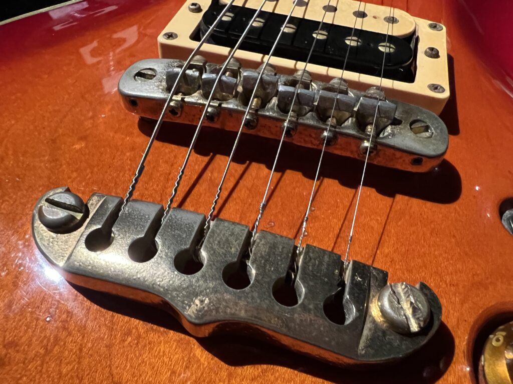 Aria Pro II PE-R100 1982年製 ジャパンビンテージギター ブリッジ