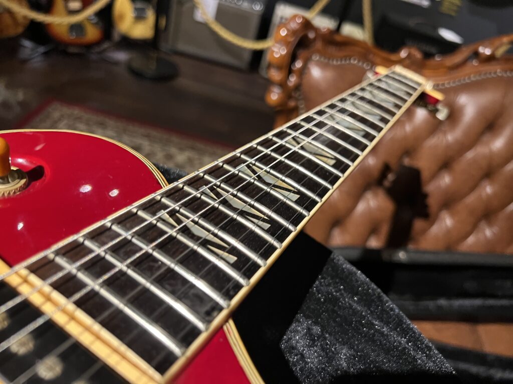 Aria Pro II PE-R100 1982年製 ジャパンビンテージギター 指板