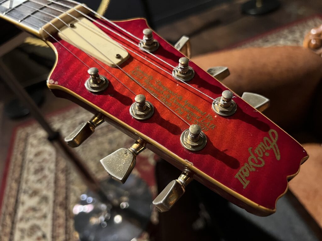 Aria Pro II PE-R100 1982年製 ジャパンビンテージギター ヘッドロゴ