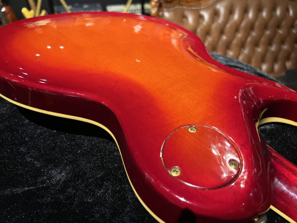 Aria Pro II PE-R100 1982年製 ジャパンビンテージギター ボディ裏
