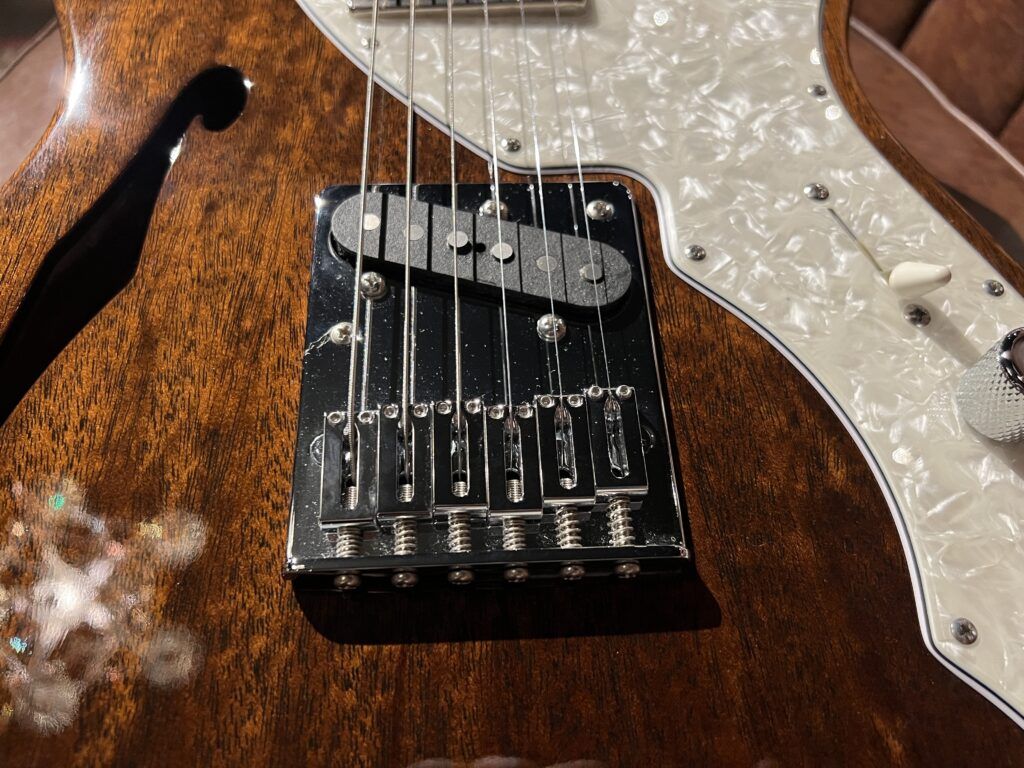 Freedom Custom Guitar Research Brown Pepper エレキギター ブリッジ