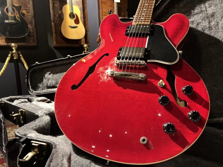 沖縄県中頭郡より、Gibson Memphis ESDP-335 Cherry 2010年製 エレキギターを買取させて頂きました！