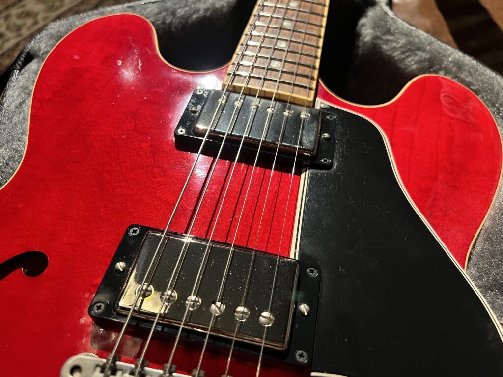 Gibson Memphis ESDP-335 Cherry 2010年製 エレキギター ピックアップ