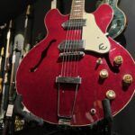 神奈川県鎌倉市へ、Epiphone Japan Casino 1999年製 オレンジラベル フルアコの出張買取に伺いました！