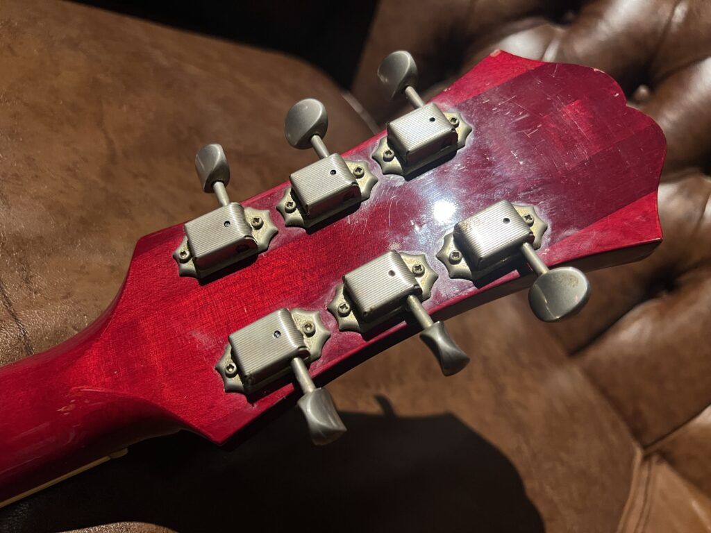 Epiphone Japan Casino 1999年製 オレンジラベル フルアコ ペグ