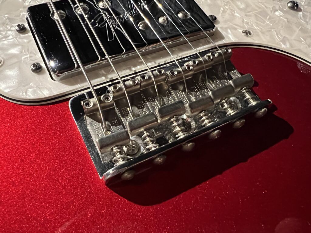 Fender American Vintage 72 Telecaster Thinline ブリッジ
