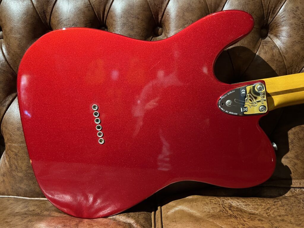 Fender American Vintage 72 Telecaster Thinline ボディ裏