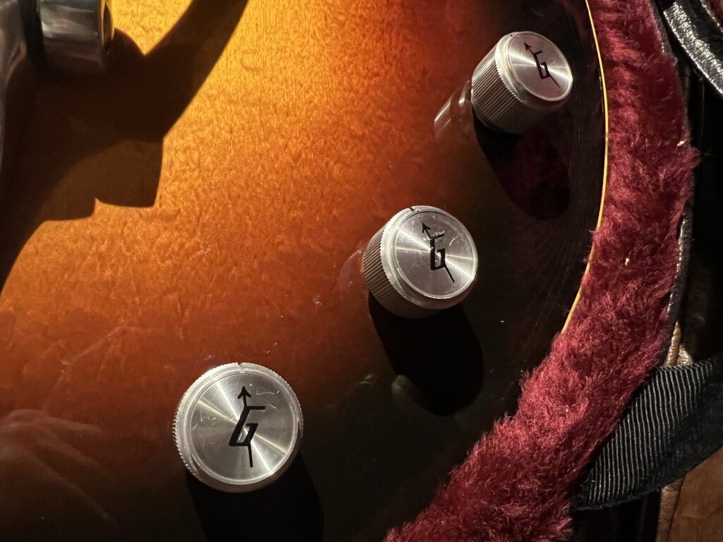 Gretsch 7560 Double Anniversary  1974年製 ビンテージギター コントロール部