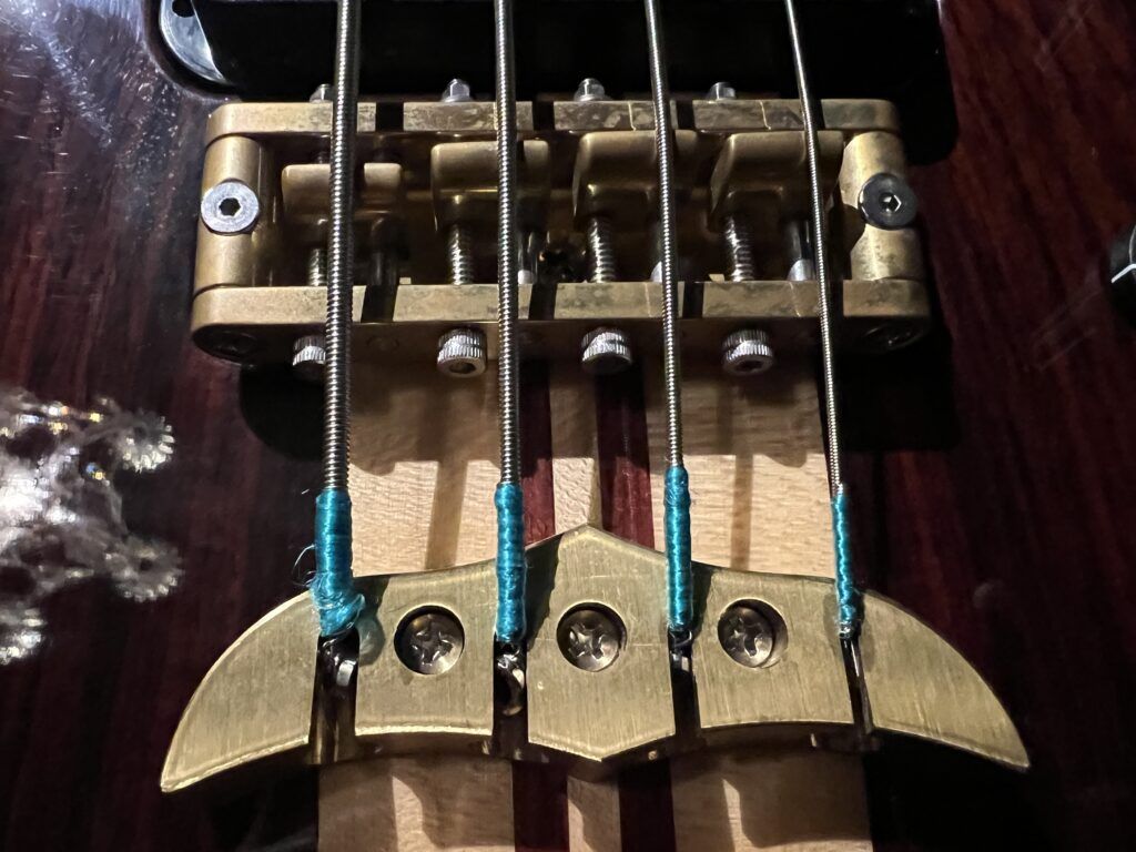 Alembic SCSB4 Stanley Clarke Signature Deluxe 4 2017 エレキベース ブリッジ
