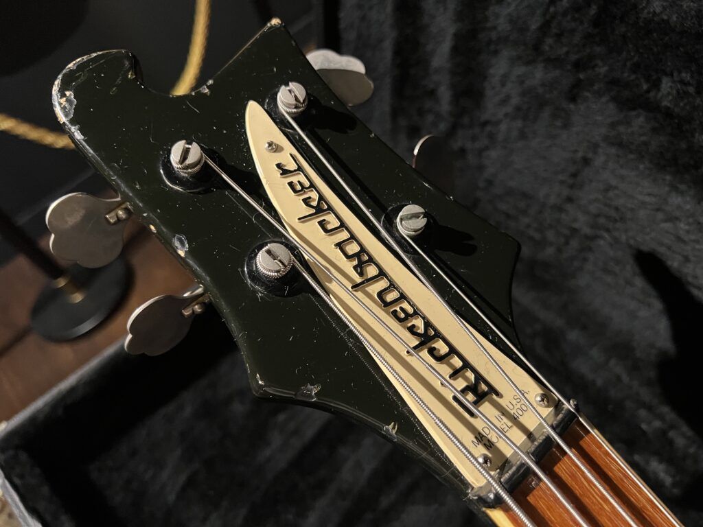 Rickenbacker 4001 Jetglo 1977年製 エレキベース ヘッドロゴ