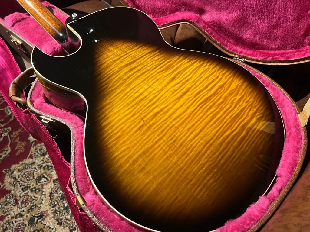 Gibson ES-175 1993年製 フルアコ ボディ裏
