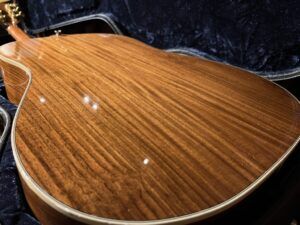 Gibson Custom Line CL-40 Artist 1997年製 アコースティックギター ボディ裏 杢目