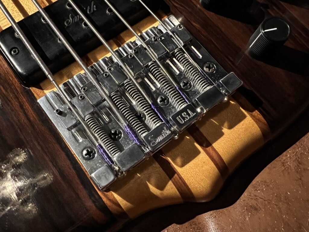 Ken Smith BSR5 Macassar Ebony エレキベース ブリッジ