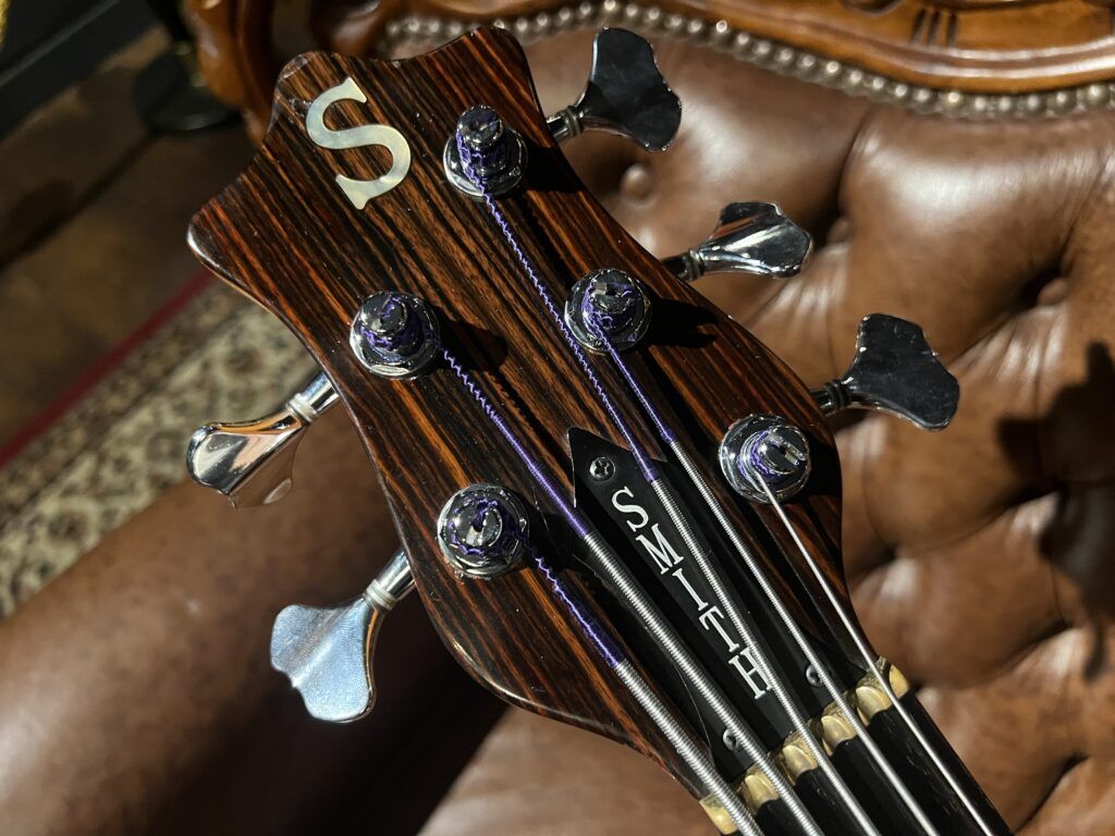 Ken Smith BSR5 Macassar Ebony エレキベース ヘッドロゴ