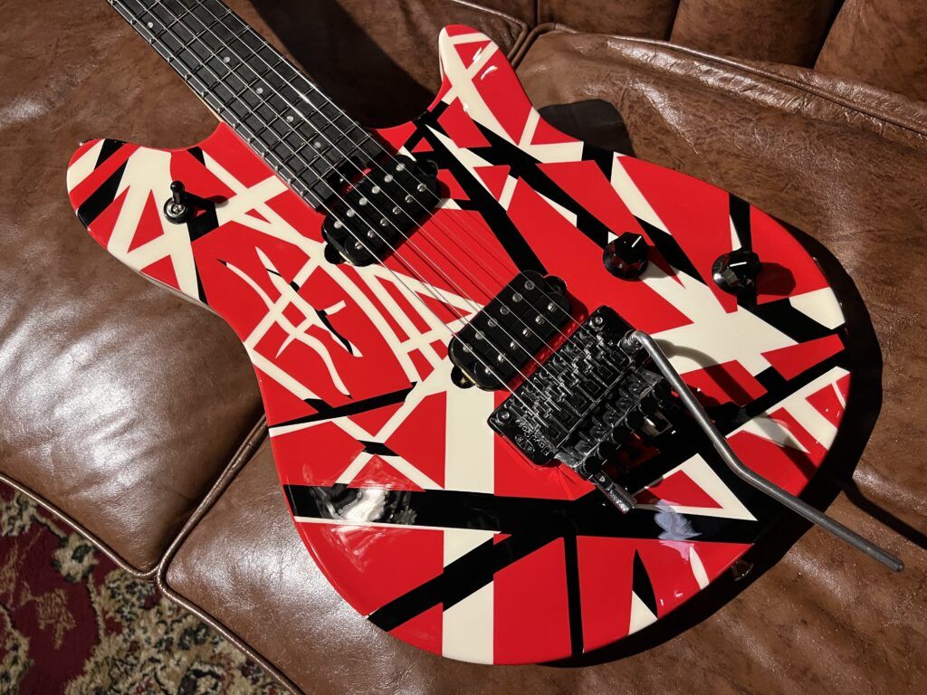 EVH Wolfgang Special Ebony FB Red Black and White エレキギター