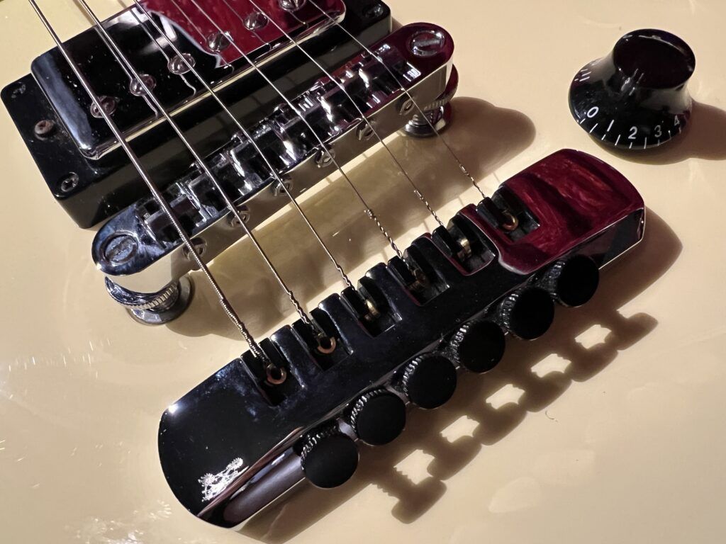 EVH Wolfgang Custom White エレキギター ブリッジ