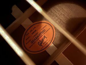 Gibson Custom Shop DONOVAN 1965 J-45 Model アコースティックギター ラベル