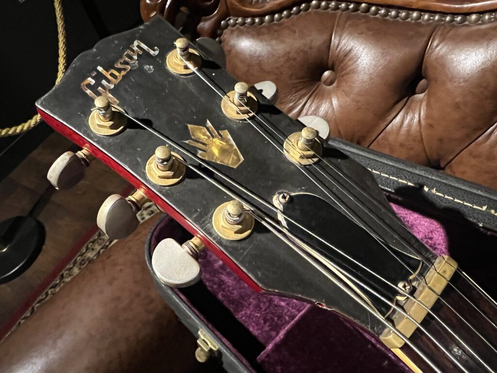 Gibson ES-335TD 70年代 セミアコギター ヘッドロゴ