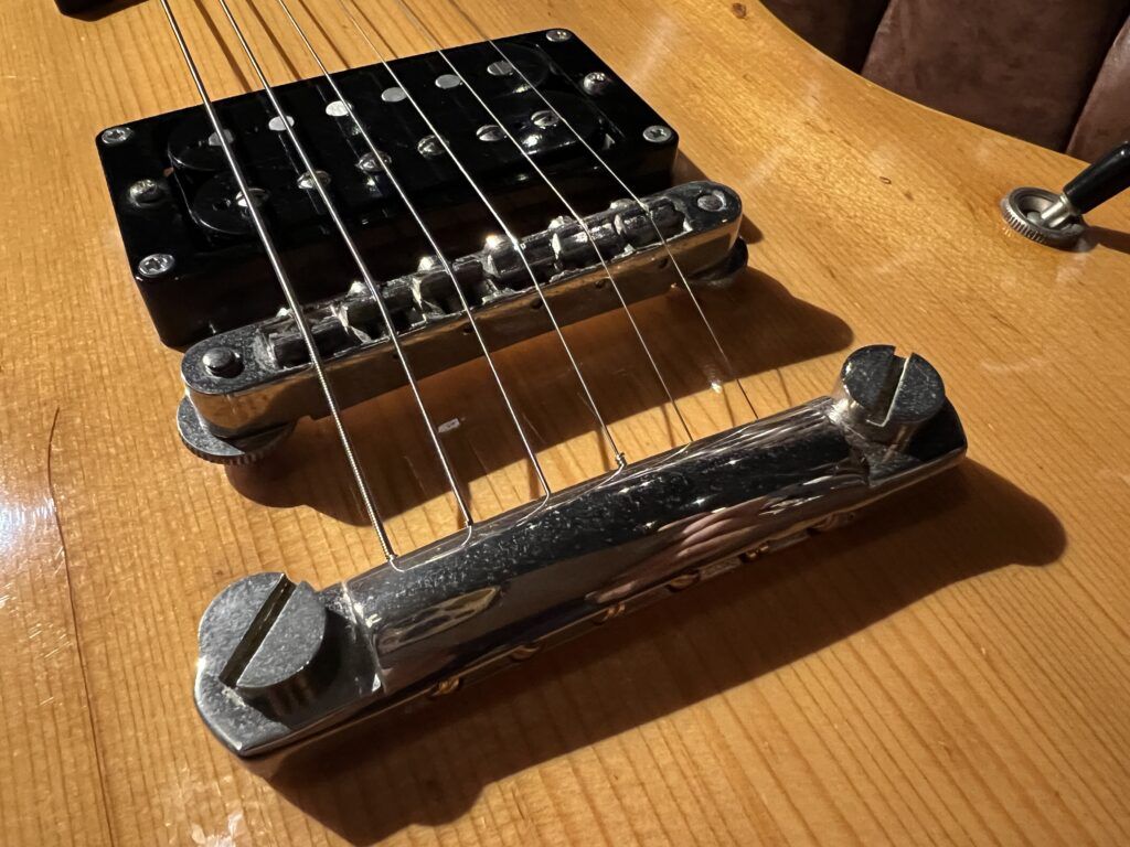 Greco Cougar Natural 1983 エレキギター ブリッジ