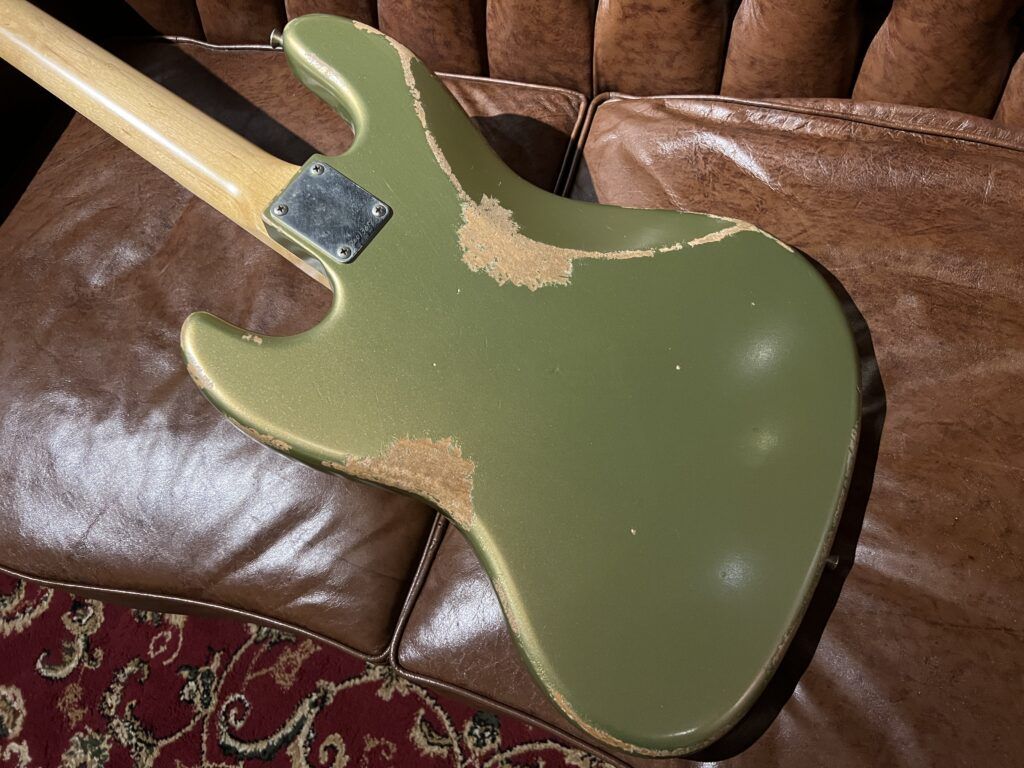 Fullertone Guitars JAY-BEE 60 エレキベース ボディ裏