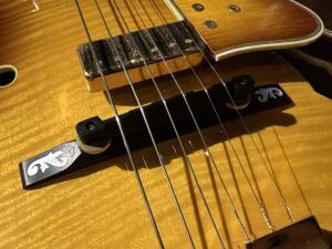 Ibanez GB100 Brown Sunburst フルアコギター ブリッジ