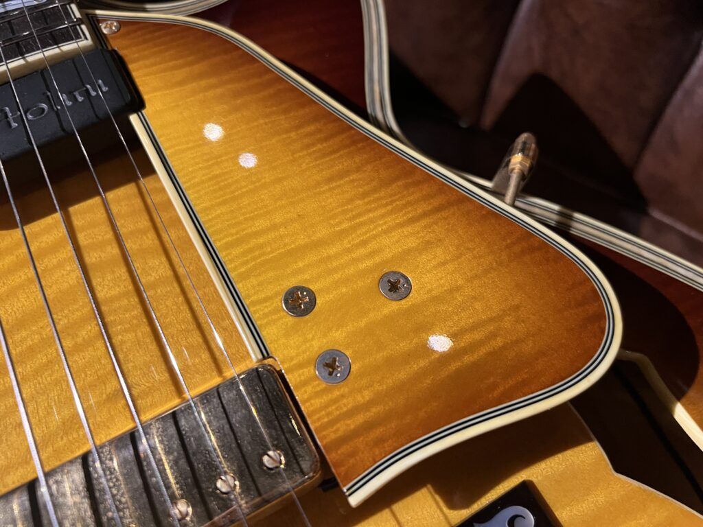 Ibanez GB100 Brown Sunburst フルアコギター ピックガード