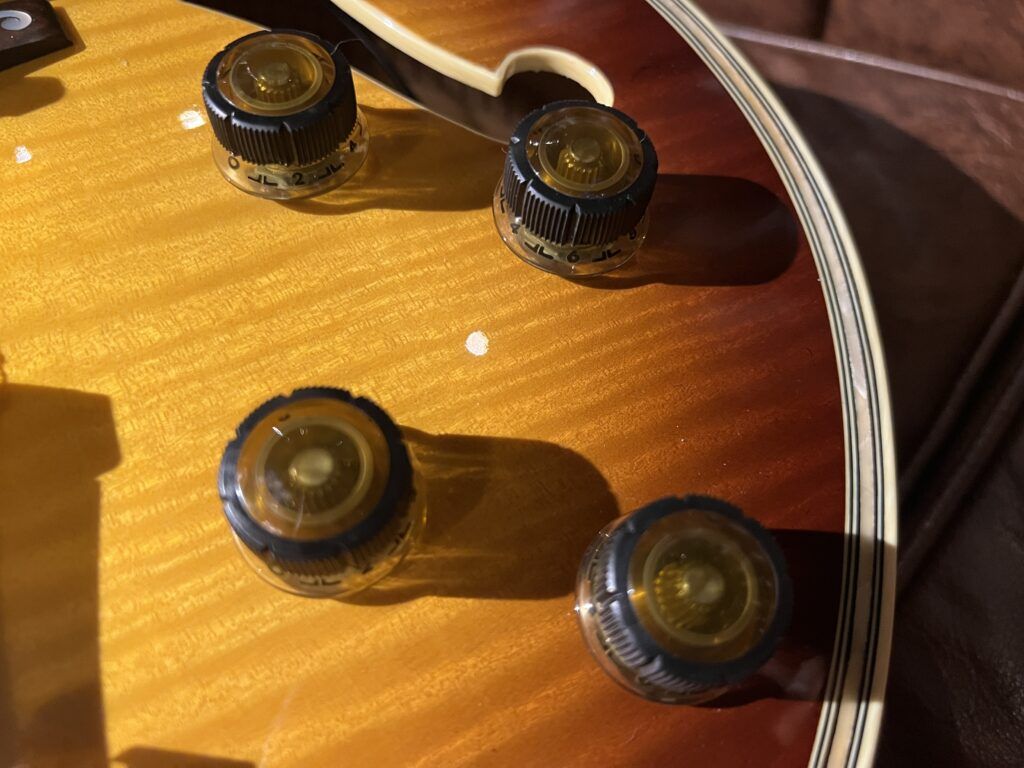 Ibanez GB100 Brown Sunburst フルアコギター コントロール