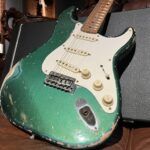 店頭にて、Scoop Creation Works ’57-ST Green Metallic Hard Aged エレキギターを買取させて頂きました！