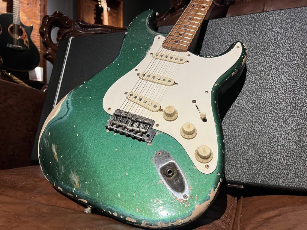 Scoop Creation Works '57-ST Green Metallic Hard Aged エレキギター