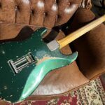 Scoop Creation Works '57-ST Green Metallic Hard Aged エレキギター 裏面全体