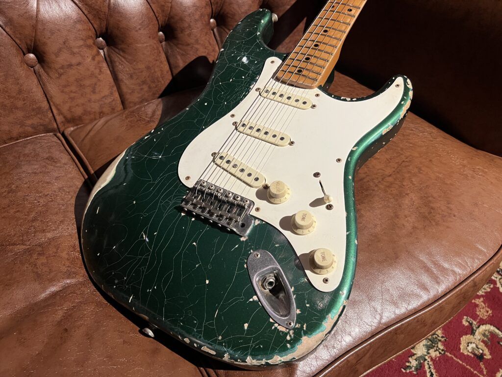 Scoop Creation Works '57-ST Green Metallic Hard Aged エレキギター ボディ