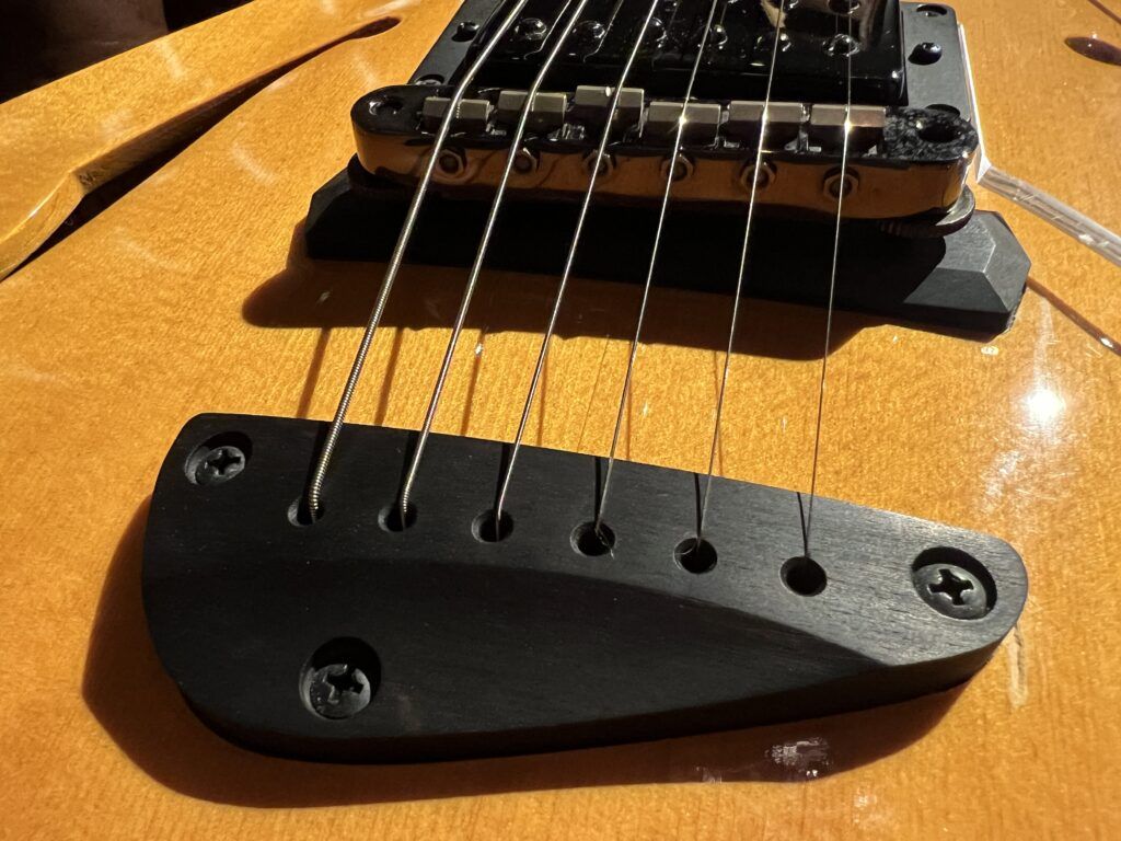 Westville Butter Semi-hollow セミアコギター ブリッジ